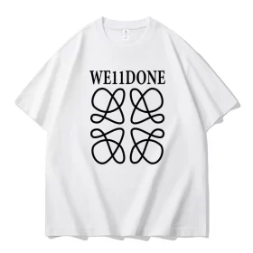 We11done Konne Niche Trend BrandShort Sleeve T Shirt Men Pure Cotton Half Sleeve Top Style 1