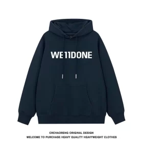 We11done Konne Oversize Hoodie Men Loose Trend Brand Student Couple Shirt Style 1