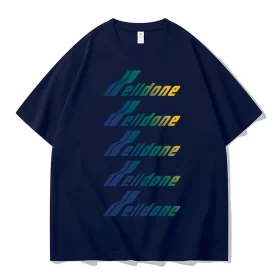 We11done Konne Retro Niche Short Sleeve T-Shirt Men Casual Loose Versatile Top Style 4