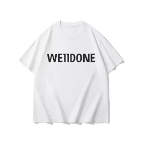 We11done Konne Short Sleeve T Shirt Men Trend Brand Loose Print Pure Cotton High Street Niche Half Sleeve Top Style 1
