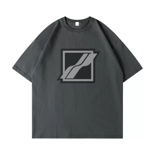 We11done Konne Simple Versatile Retro High Street Half Sleeve Top Short Sleeve T-Shirt Men Style 2