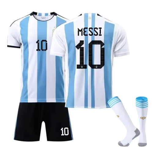World Cup Argentina Messi 10 Kit Style 4
